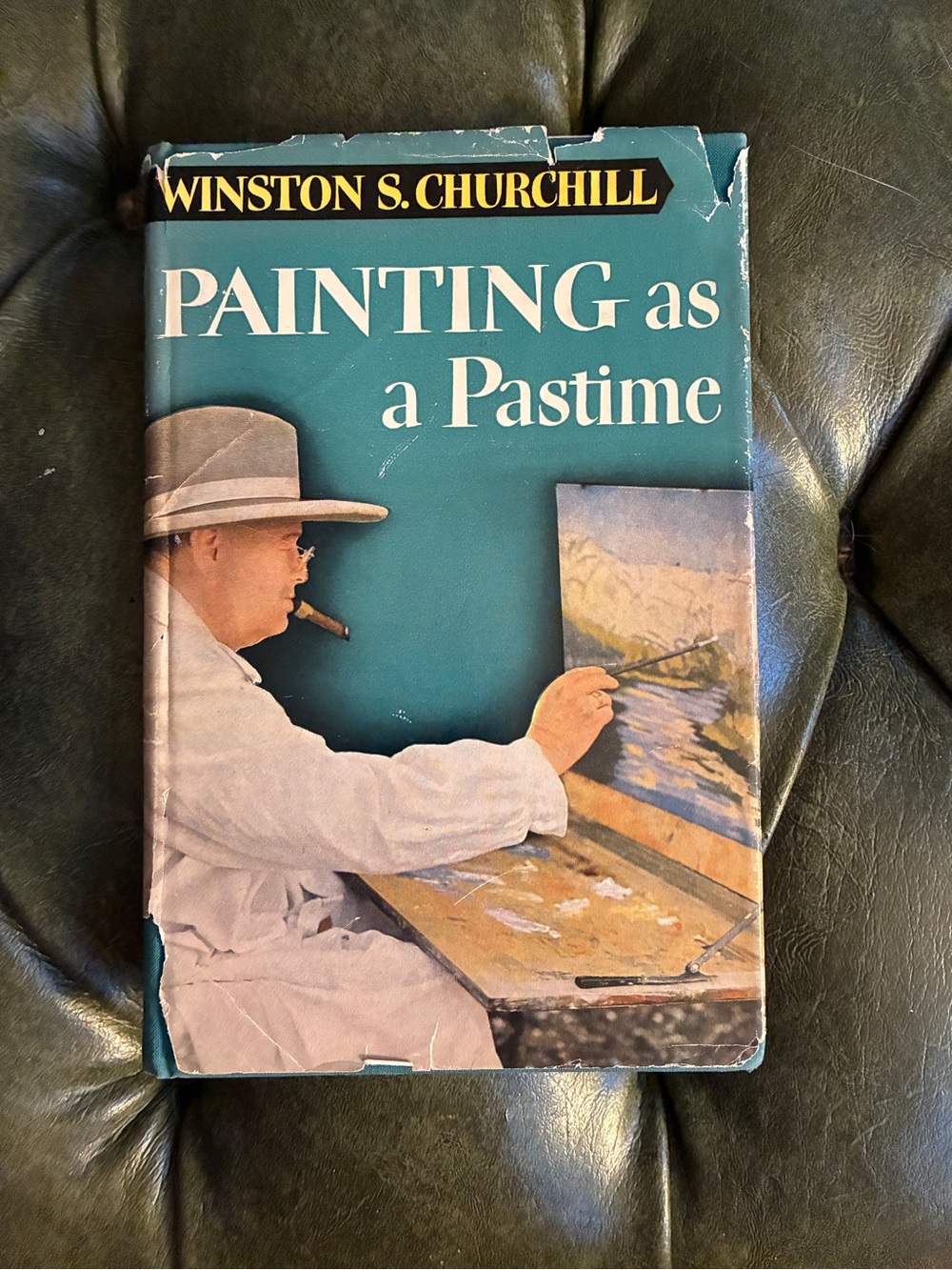 Winston S. Churchill Painting as a Pastime 1950